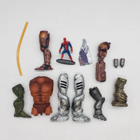 Loose Lot of 92 Assorted Marvel Legends BAF Pieces w/ Random Spidey