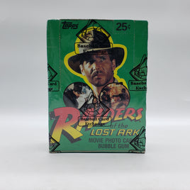 1981 Indiana Jones Raiders of the Lost Ark Vintage FULL 36 Pack Trading Card Box SEALED