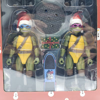 NECA Teenage Mutant Ninja Turtles Dimension X-Mas Vacation Action Figure 4-Pack