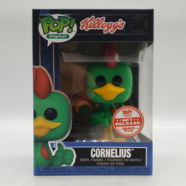 Funko Pop! Digital Kellogg's NFT Release 1640 PCs Limited Edition Cornelius #58