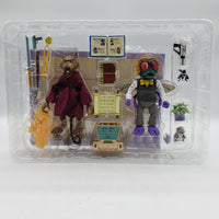 NECA Teenage Mutant Ninja Turtles Splinter vs. Baxter Action Figure 2-Pack