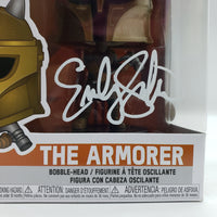Funko Pop! Star Wars: The Mandalorian The Armorer #353 Signed by Emily Swallow JSA Certified
