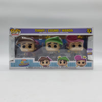 Funko Pop! Television The Fairly OddParents 2023 SDCC Shared Convention Exclusive Timmy, Cosmo, Wanda 3-Pack