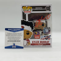 Funko Pop! Football NFL Arizona Cardinals 7BAP 140 PCs Limited Edition Kyle Murray  #133 Signed by Kyler Murray Beckett Certified