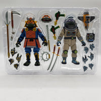 NECA TMNT Samurai Adventure Michelangelo and Space Adventure Donatello 2-Pack