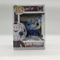 Funko Pop! Movies Friday The 13th Jason Voorhees #01 Signed by Ken Kirzinger OC Certified