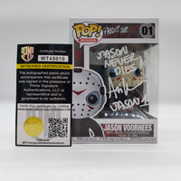 Funko Pop! Movies Friday the 13th Jason Voorhees #01 Signed by Ari Lehman w/ COA