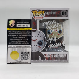 Funko Pop! Movies Friday the 13th Jason Voorhees #01 Signed by Ari Lehman w/ COA