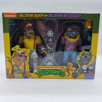 NECA Teenage Mutant Ninja Turtles Vacation Bebop and Vacation Rocksteady 2-Pack