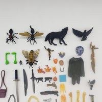 Loose Lot of 173 Assorted Action Figure Accessory/Vehicle Pieces