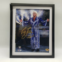 WWE Ric "The Nature Boy" Flair Printed Framed Photograph Signed by Ric Flair CAS Certified