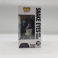 Funko Pop! Retro Toys G.I. Joe Funko Shop Exclusive Snake Eyes with Timber #78 Signed by Ray Park w/ COA