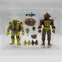 NECA Teenage Mutant Ninja Turtles Tokka and Rahzar 2-Pack Action Figure Set