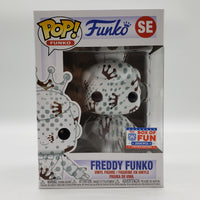 Funko Pop! Funko Box of Fun 2000 PCs Limited Edition Art Series Freddy Funko (White and Brown) SE