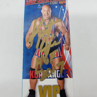 WWE Kurt Angle Printed VIP Ticket Signed (No COA)