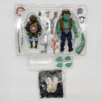 NECA Teenage Mutant Ninja Turtles Slash and Leatherhead 2-Pack