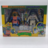 NECA TMNT Samurai Adventure Michelangelo and Space Adventure Donatello 2-Pack