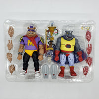 NECA Teenage Mutant Ninja Turtles Mighty Hog and Rhino-Man 2-Pack