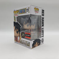 Funko Pop! Animation One Piece AAA Anime Exclusive Red Hawk Luffy (Chase) #1273