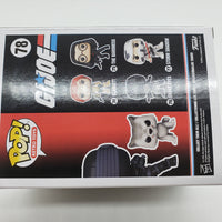 Funko Pop! Retro Toys G.I. Joe Funko Shop Exclusive Snake Eyes with Timber #78 Signed by Ray Park w/ COA