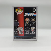 Funko Pop! Retro Toys G.I. Joe Funko Shop Exclusive Snake Eyes with Timber #78 Signed by Ray Park w/ COA