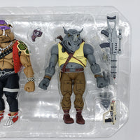 NECA Teenage Mutant Ninja Turtles Bebop and Rocksteady Action Figure 2-Pack