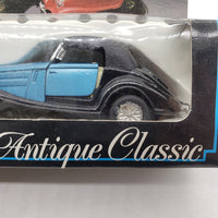 Tai Cheong Toys Pull-back Action Diecast Antique Classic Car (Blue/Black) Mini-Vehicle