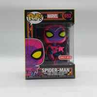 Funko Pop! Marvel Target Exclusive Spider-Man (Black Light) #652