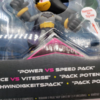 JAKKS Pacific DC Comics X Sonic The Hedgehog Power vs. Speed Pack Action Figure Set