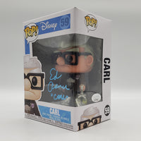 Funko Pop! Disney: Pixar Up Carl #59 Signed by Ed Asner JSA Certified