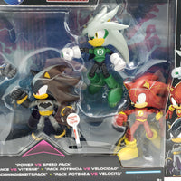 JAKKS Pacific DC Comics X Sonic The Hedgehog Power vs. Speed Pack Action Figure Set