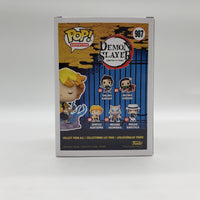 Funko Pop! Demon Slayer 2021 Funimation Zenitsu Agatsuma #987 Signed by Aleks Le JSA