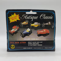 Tai Cheong Toys Pull-back Action Diecast Antique Classic Car (Yellow/Black) Mini-Vehicle