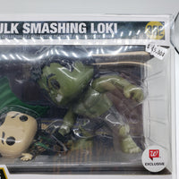 Funko Pop! Marvel Studios: The First Ten Years Walgreens Exclusive Hulk Smashing Loki Movie Moments #362