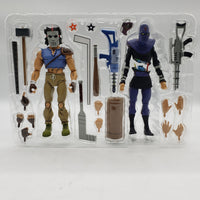 NECA Teenage Mutant Ninja Turtles Casey Jones vs. Foot Soldier (Slashed) 2-Pack