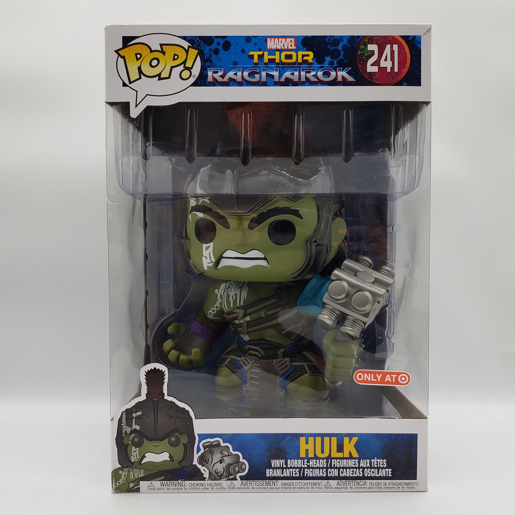 Funko POP! Marvel Thor Ragnarok HULK Figure #241 w/ Protector