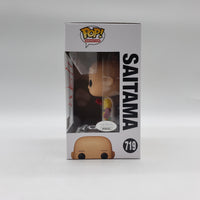 Funko Pop! Animation One Punch Man Bait Exclusive Saitama #719 Signed by Max Mittelman JSA Certified