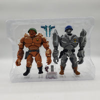 NECA Teenage Mutant Ninja Turtles Traag and Granitor Action Figure 2-Pack