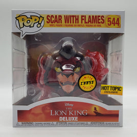 Funko Pop! Deluxe The Lion King Hot Topic Exclusive Scar with Flames (Chase) #544