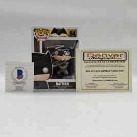 Funko Pop! Heroes Batman v. Superman Batman #84 Signed by Ben Affleck Beckett Certified