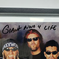 WWE New World Order Printed 8x10 Framed Photograph Signed by Paul Wright JSA