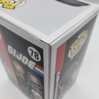 Funko Pop! Retro Toys G.I. Joe Funko Shop Exclusive Snake Eyes with Timber #78 Signed by Ray Park w/ COA