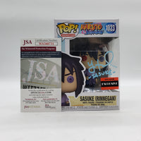 Funko Pop! Naruto: Shippuden AAA Anime Exclusive Sasuke #1023 Signed by Yuri Lowenthal JSA