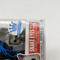 Funko Pop! Retro Toys G.I. Joe Funko Shop Exclusive Snake Eyes with Timber #78 Signed by Ray Park w/ COA