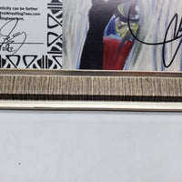 WWE Mankind Printed Framed Art Photograph Signed by Mick Foley w/ COA