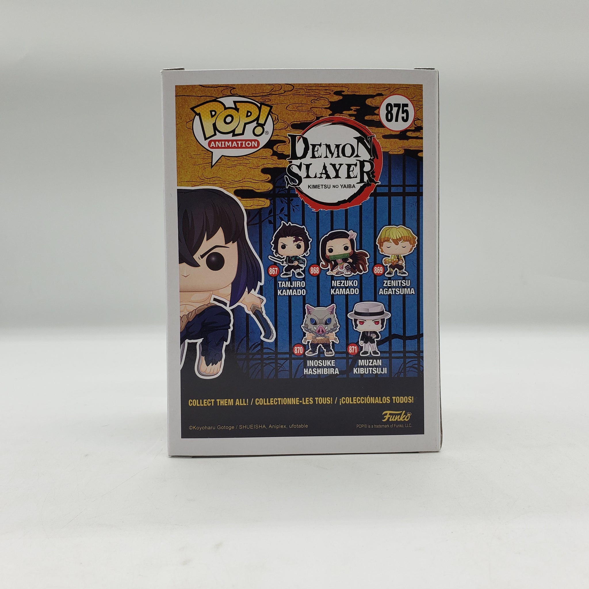 Funko Pop Animation Demon Slayer Inosuke Hashibira Figure Flocked Chase LE # 875 - We-R-Toys Funko Pop Animation Demon Slayer Inosuke Hashibira Figure Flocked Chase LE # 875 - We-R-Toys