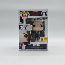 Funko Pop! Television Netflix: Stranger Things 2018 SDCC Exclusive 1800 PCs Limited Edition Robin #674