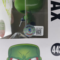 Funko Pop! Marvel Funko Shop Exclusive Drax #442 Signed by Dave Bautista Beckett Certified