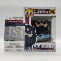 Funko Pop! Animation Samurai Jack Jack (Armored) #1052 Signed by Phil LaMarr JSA Certified