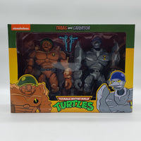 NECA Teenage Mutant Ninja Turtles Traag and Granitor Action Figure 2-Pack